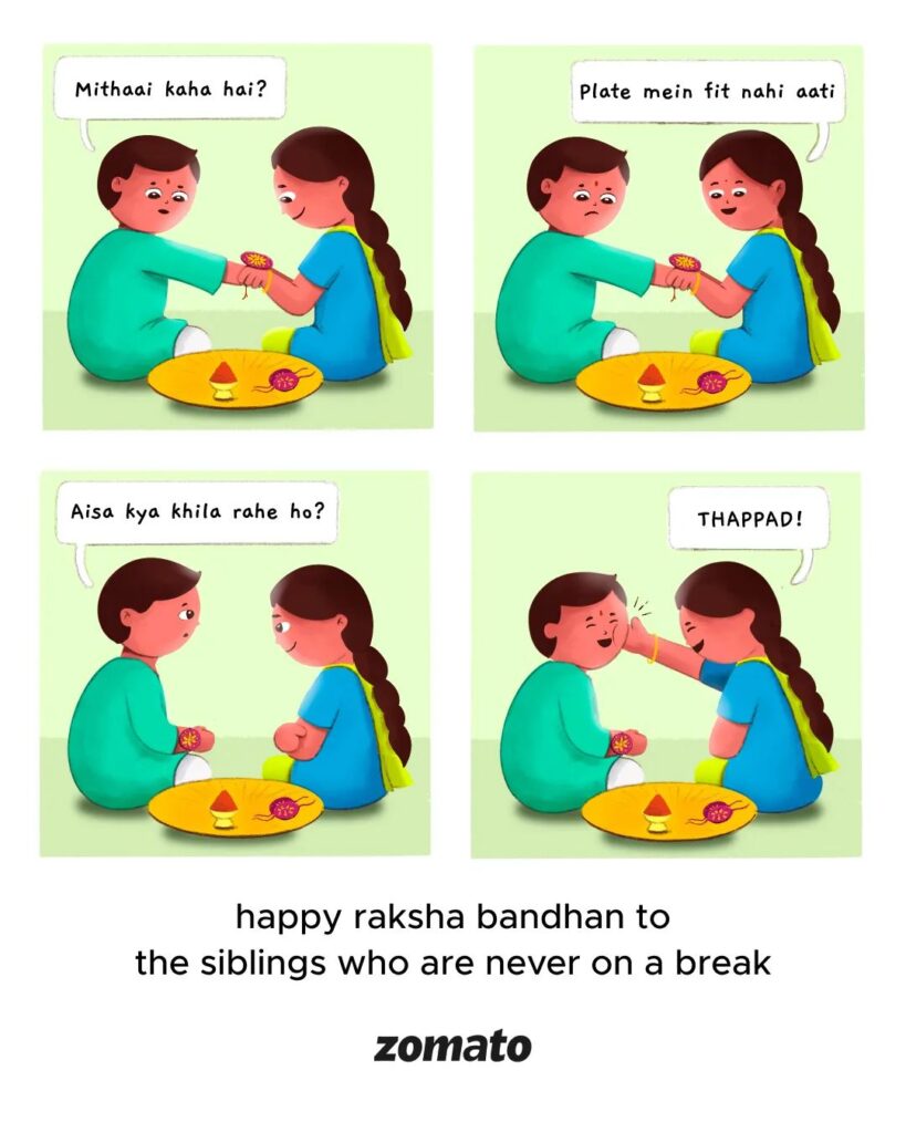 zomato rakshabandhan poster